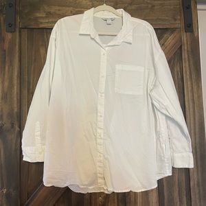 Boyfriend style button shirt